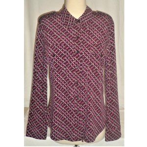 stretch blouse with epaulettes & long sleeves